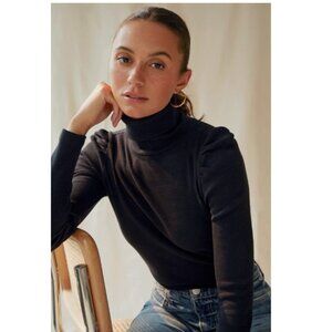 AMO Puff Sleeve Turtleneck